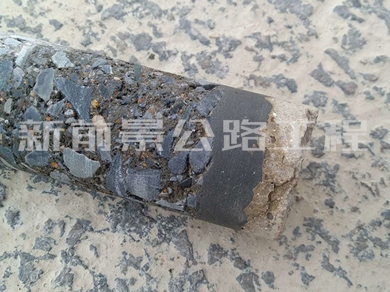 壓漿后檢驗(yàn)效果圖